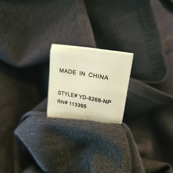 HARLYN Colorblock Hem Midi Cocktail Dress Size Medium Career Office Work ready - Picture 8 of 9